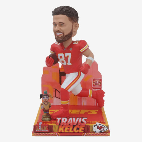 Travis Kelce Kansas City Chiefs Super Bowl LIX Bound Light Up NFL Football Bobblehead