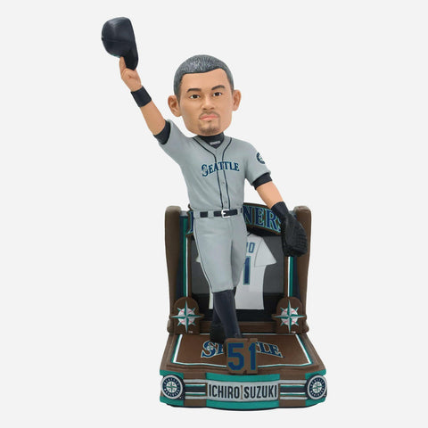 Ichiro Suzuki Seattle Mariners Number Retirement MLB Baseball Bobblehead