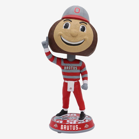 Brutus Buckeye Ohio State Buckeyes Field Stripe Bighead NCAA College Bobblehead