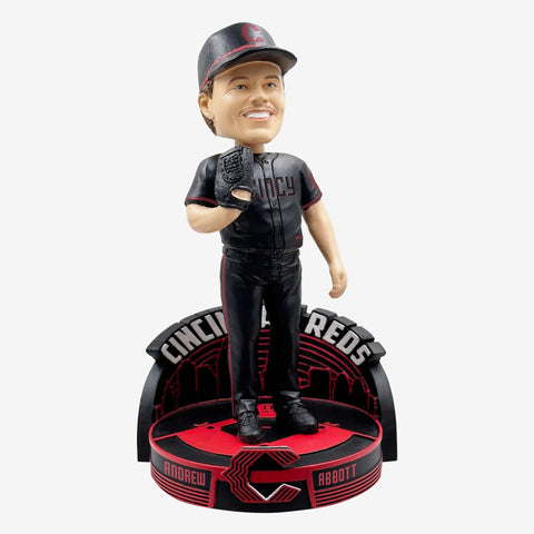 Andrew Abbott Cincinnati Reds 2023 City Connect MLB Baseball Bobblehead