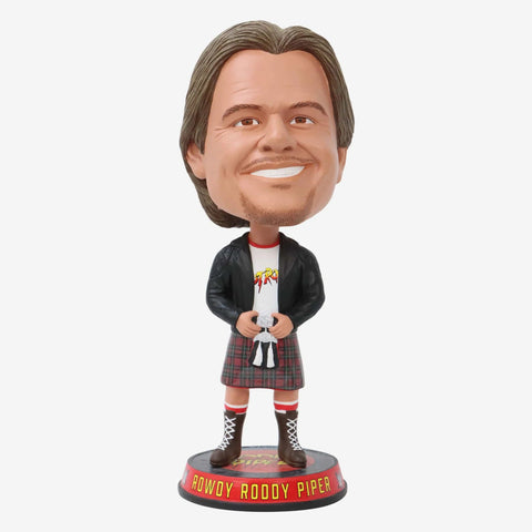 Rowdy Roddy Piper Stage Top Bighead WWE Wrestling Bobblehead