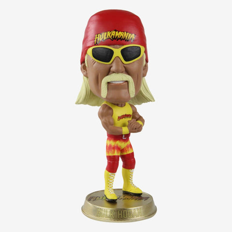 Hulk Hogan 2023 Round Base Variant Bighead WWE Wrestling Bobblehead