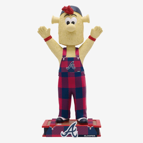 Blooper Atlanta Braves Bib Overalls MLB Baseball Bobblehead