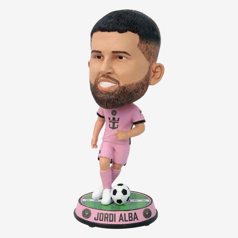 Jordi Alba Inter Miami CF Field Stripe Bighead MLS Bobblehead