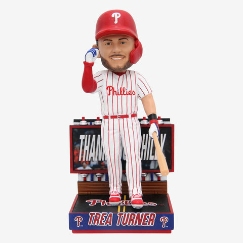 Trea Turner Philadelphia Phillies Thank You Billboard MLB Baseball Bobblehead