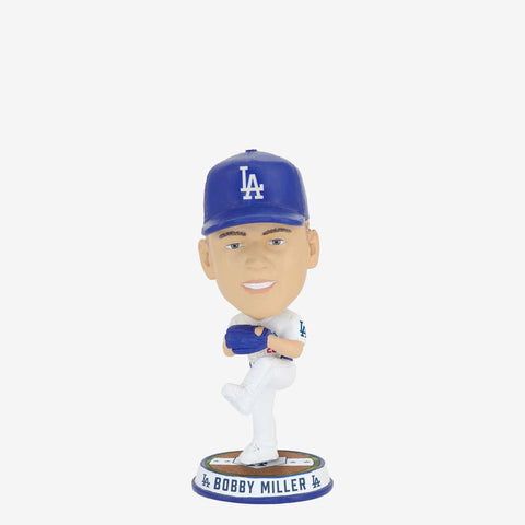 Bobby Miller Los Angeles Dodgers Field Stripe Mini Bighead MLB Bobblehead