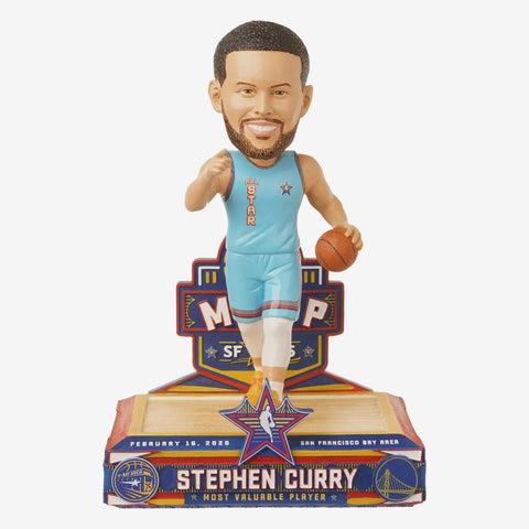Steph Curry Golden State Warriors 2025 NBA All-Star MVP NBA Bobblehead