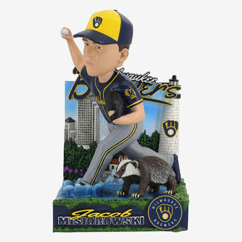 Jacob Misiorowski Milwaukee Brewers Badger State MLB Baseball Bobblehead