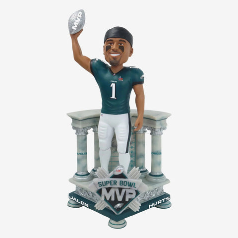 Jalen Hurts Philadelphia Eagles Super Bowl LIX Champions MVP 3 Foot 3 Foot NFL Bobblehead