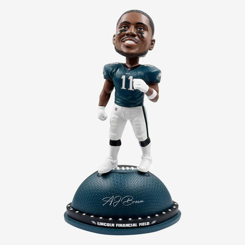 A.J. Brown Philadelphia Eagles Magnetic Stadium Base NFL Football Bobblehead