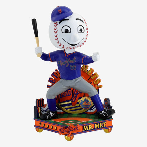 Mr. Met New York Mets Blue Alternate Uniform MLB Baseball Bobblehead