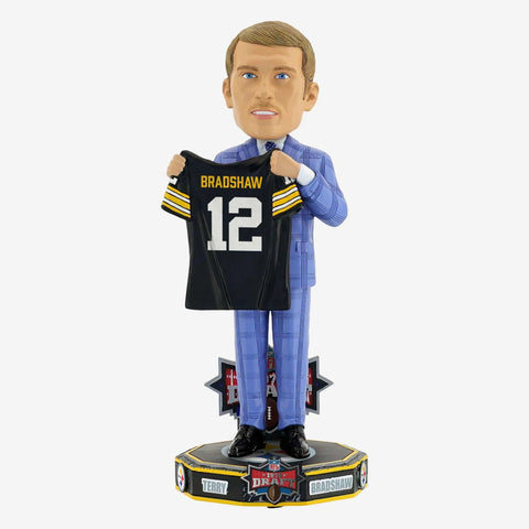 Terry Bradshaw Pittsburgh Steelers 1970 NFL Draft Pick NFL Bobblehead