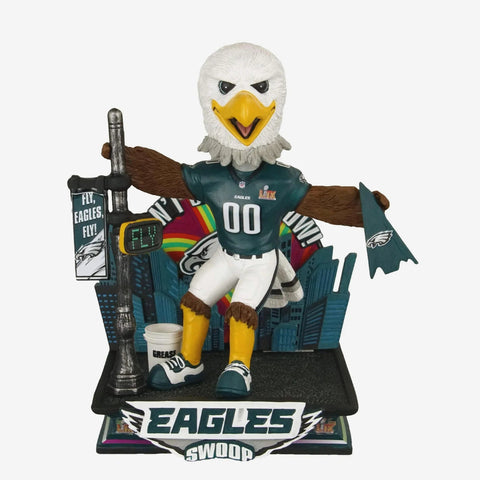 Swoop Philadelphia Eagles Super Bowl LIX Champions Grease Pole NFL Bobblehead