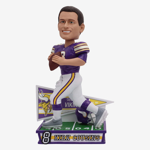 Kirk Cousins Minnesota Vikings Retro Uniform NFL Football Bobblehead