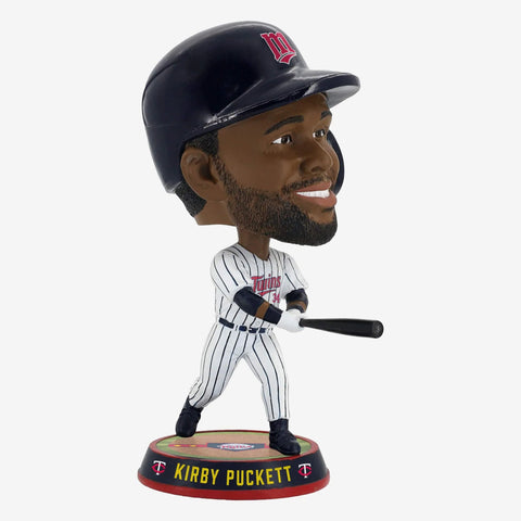 Kirby Puckett Minnesota Twins Field Stripe Bighead MLB Baseball Bobblehead