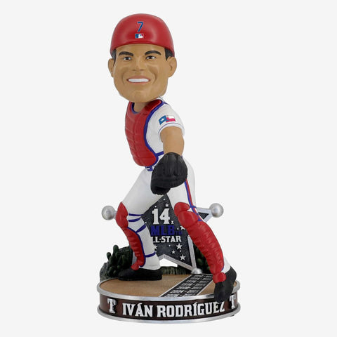 Ivan Rodriguez Texas Rangers Commemorative All Star Game Bobblehead