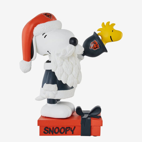 Snoopy & Woodstock Chicago Bears 2023 Peanuts Christmas Special Bobblehead NFL