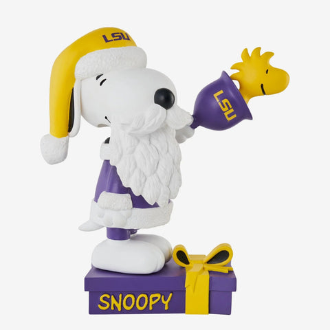 Snoopy & Woodstock LSU Tigers Peanuts Christmas Special Bobblehead NCAA