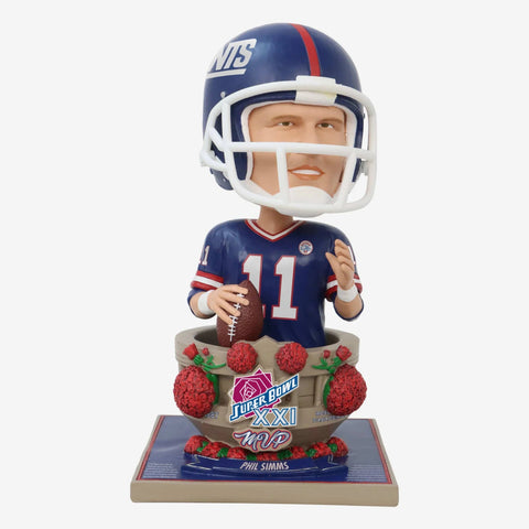 Phil Simms New York Giants Super Bowl XXI MVP Bust Bighead NFL Bobblehead