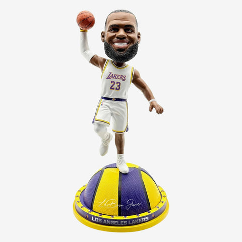 LeBron James Los Angeles Lakers Magnetic Court Base NBA Basketball Bobblehead