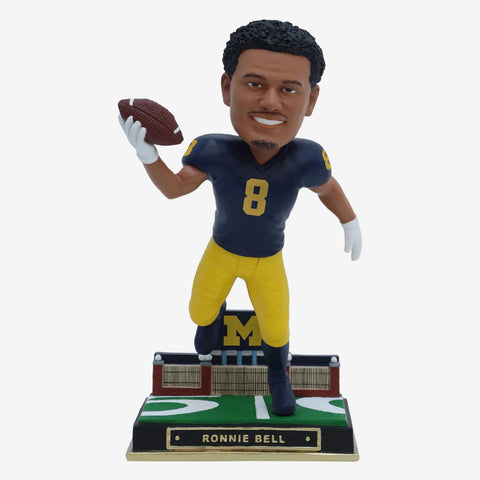 Ronnie Bell Michigan Wolverines Gates Series NCAA College Bobblehead