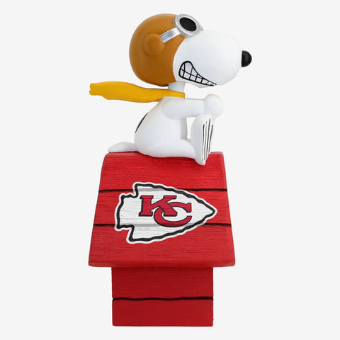 Snoopy Kansas City Chiefs 2024 Peanuts Flying Ace NFL Football Bobblehead