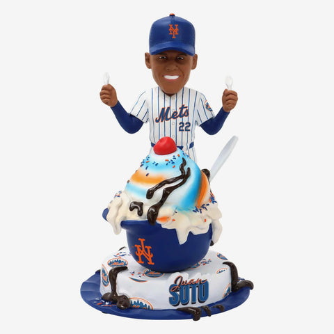 Juan Soto New York Mets Ice Cream Helmet MLB Bobblehead