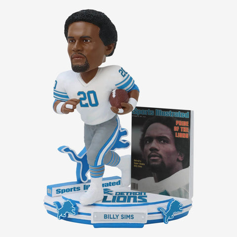 Billy Sims Detroit Lions Sports Illustrated Cover NFL Bobblehead