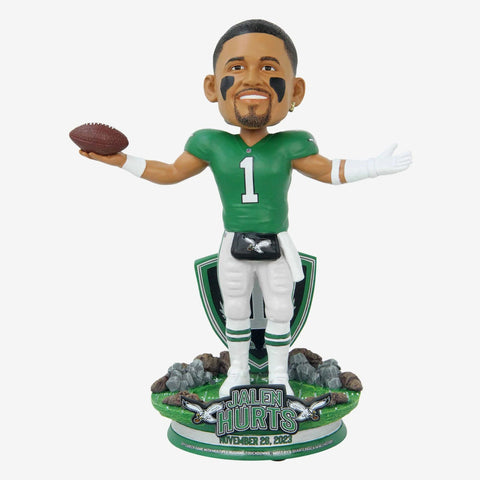 Jalen Hurts Philadelphia Eagles Game-Winning Touchdown NFL Bobblehead