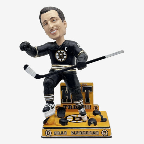 Brad Marchand Boston Bruins Hat Trick NHL Bobblehead