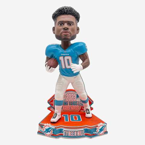 Tyreek Hill Miami Dolphins 2023 Receiving Yards Leader NFL Football Bobblehead
