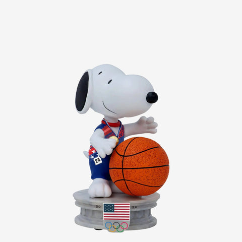 US Olympic Team Basketball Snoopy Peanuts Mini Bobblehead