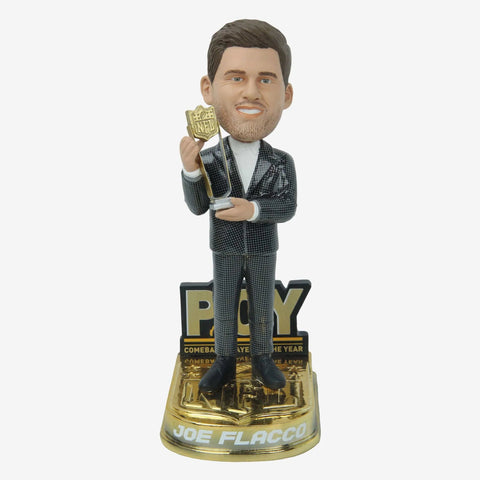 Joe Flacco Cleveland Browns 2023 NFL Comeback Player Of The Year NFL Bobblehead