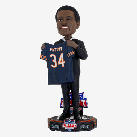 Walter Payton Chicago Bears 1975 Draft Pick NFL Bobblehead