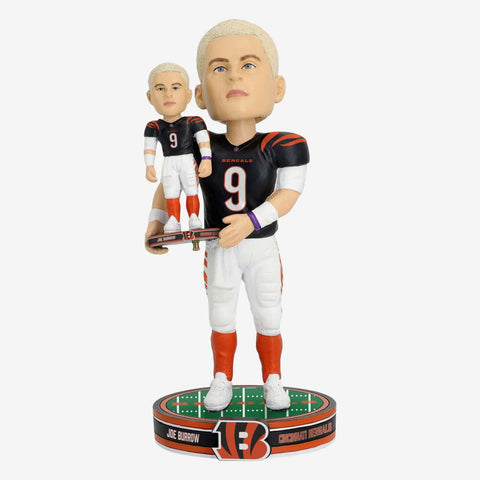 Joe Burrow Cincinnati Bengals Bobble Dubblz Bobblehead NFL