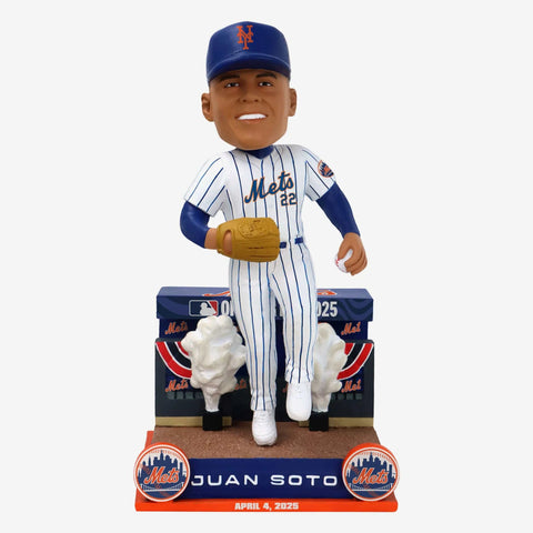 Juan Soto New York Mets 2025 Opening Day Dugout Entrance MLB Bobblehead