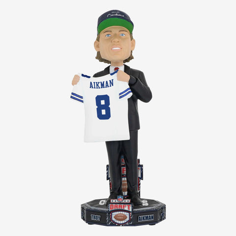 Troy Aikman Dallas Cowboys 1989 No. 1 Draft Pick NFL Bobblehead