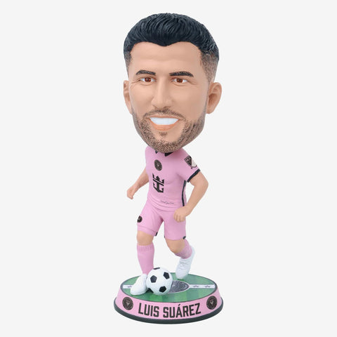 Luis Suarez Inter Miami CF Field Stripe Bighead MLS Bobblehead