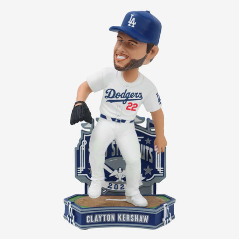 Clayton Kershaw Los Angeles Dodgers 3,000 Career Strikeouts Milestone MLB Bobblehead