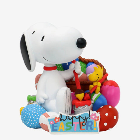 Snoopy & Woodstock Peanuts Easter Basket Bobblehead