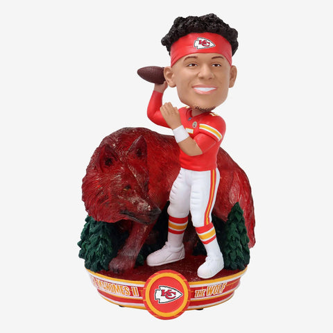 Patrick Mahomes Kansas City Chiefs 2024 Spirit Animal NFL Football Bobblehead