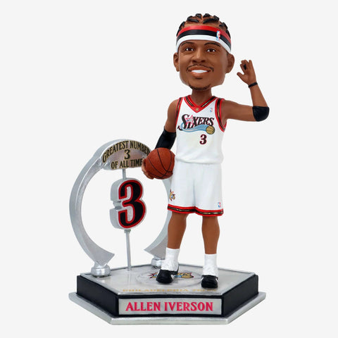 Allen Iverson Philadelphia 76ers Legendary Number 34 NBA Basketball Bobblehead