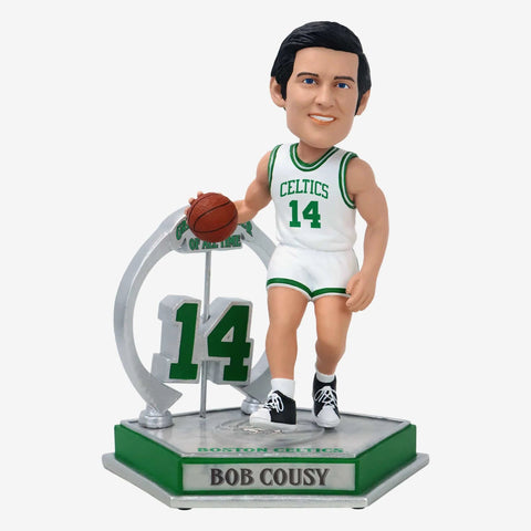Bob Cousy Boston Celtics Legendary Number 14 NBA Basketball Bobblehead