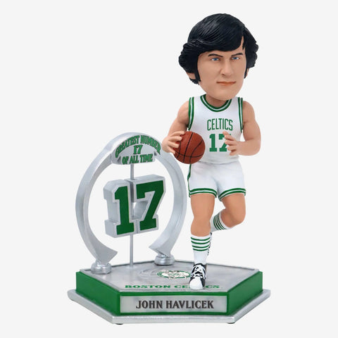 John Havlicek Boston Celtics Legendary Number 17 NBA Basketball Bobblehead