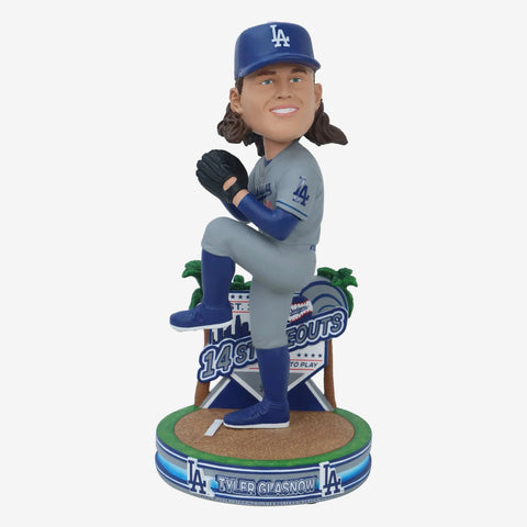 Tyler Glasnow Los Angeles Dodgers Gamebreaker MLB Baseball Bobblehead