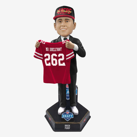 Brock Purdy San Francisco 49Ers 2022 Draft Pick Mr. Irrelevant NFL Bobblehead