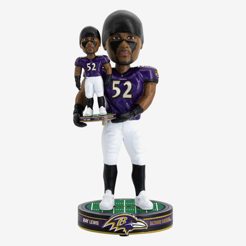 Ray Lewis Baltimore Ravens Bobble Dubblz NFL Football Bobblehead