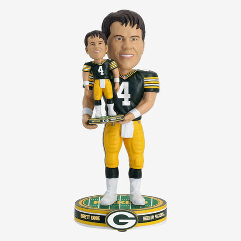 Brett Favre Green Bay Packers Bobble Dubblz NFL Football Bobblehead