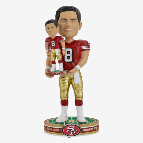Steve Young San Francisco 49ers Bobble Dubblz NFL Football Bobblehead