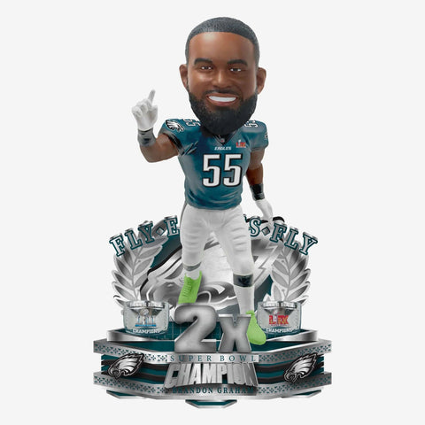 Brandon Graham Philadelphia Eagles 2X Super Bowl Champion Bobblehead NFL